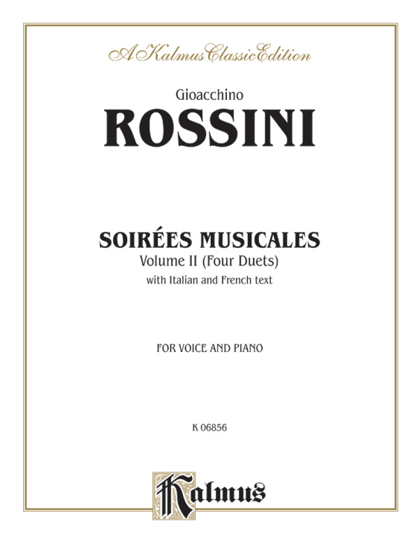 Gioacchino Rossini :  : Duet : Songbook : 029156094992  : 00-K06856