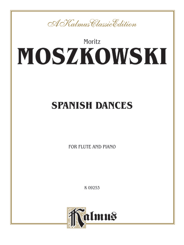 Spanish Dances Flute Book Moritz Moszkowski Sheet Music