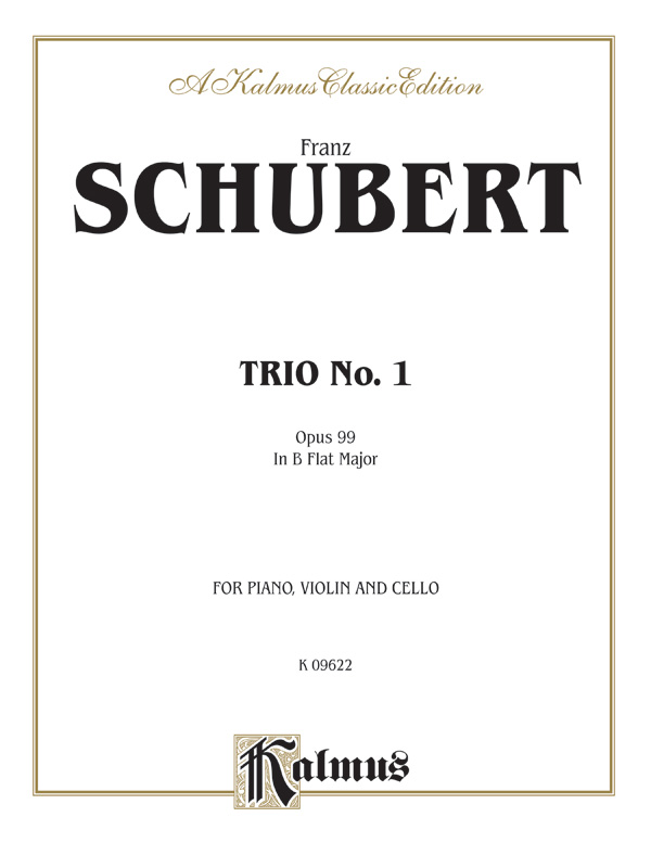 Trio No. 1 in B-flat Major, Opus 99