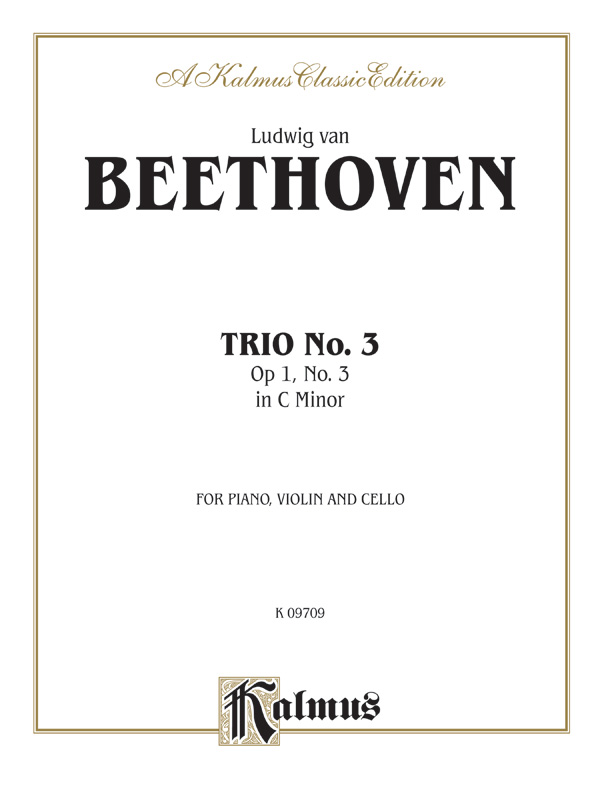Piano Trio No. 3 in C Minor, Opus 1, No. 3