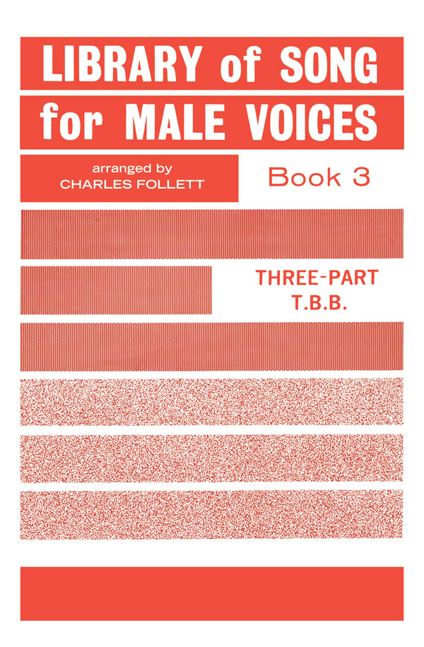 Library of Songs for Male Voices, Book III TBB Choral Book Sheet Music