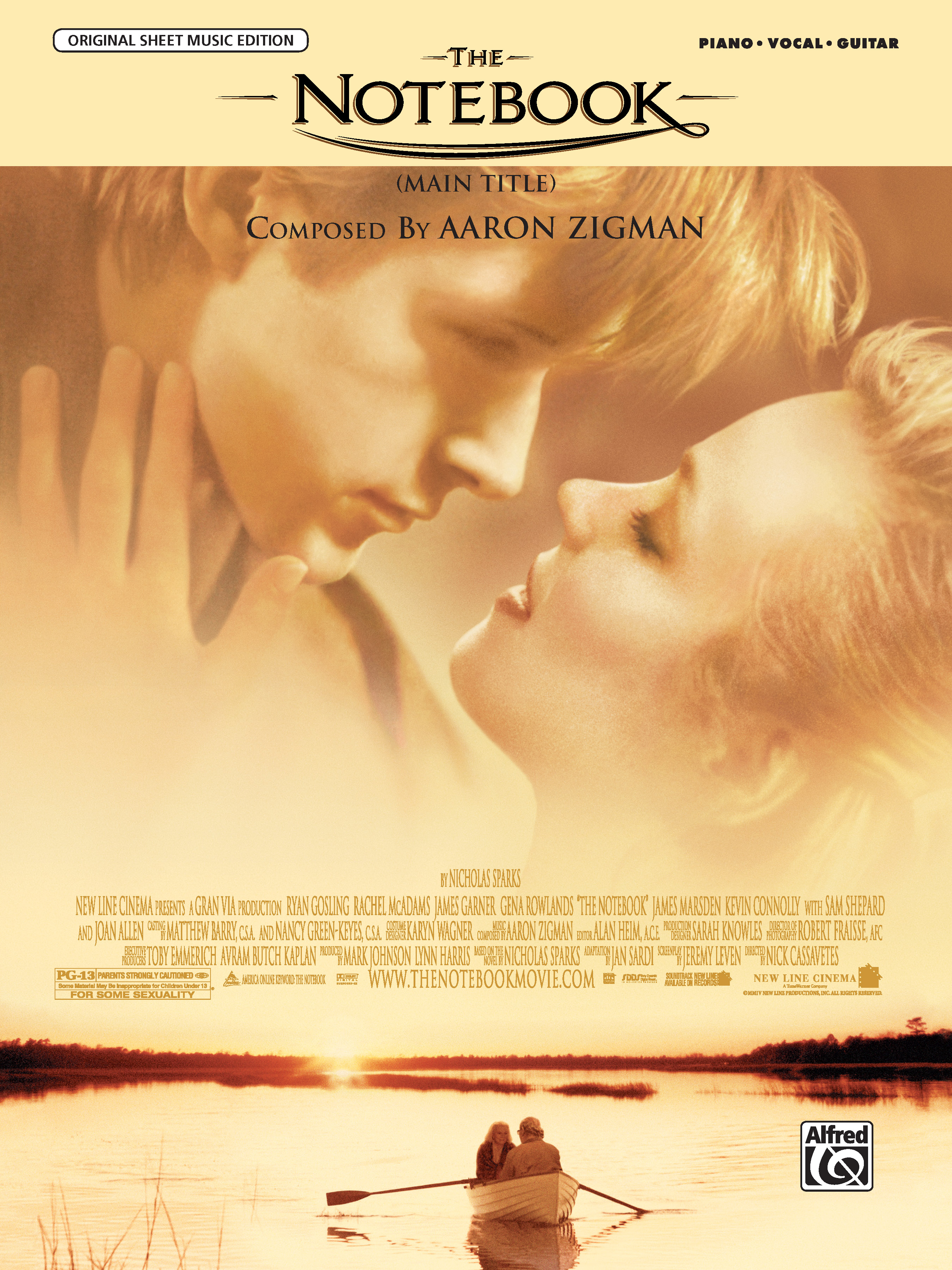 The Notebook (Main Title) (from The Notebook) Piano/Vocal/Chords Sheet
