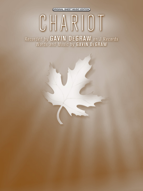 Chariot: Piano/Vocal/Chords: Gavin DeGraw - Digital Sheet Music Download