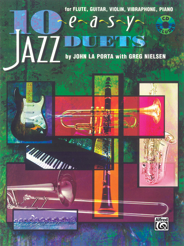 10 Easy Jazz Duets: C Instruments Book & CD: John La Porta | Sheet Music