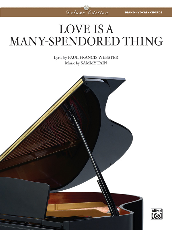 Love Is A Many Splendored Thing Piano Vocal Chords Sheet Sammy Fain