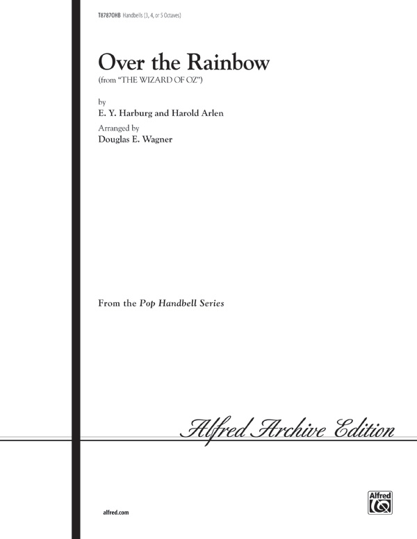 Over the Rainbow Handbells 35 Octaves Sheet Sheet Music