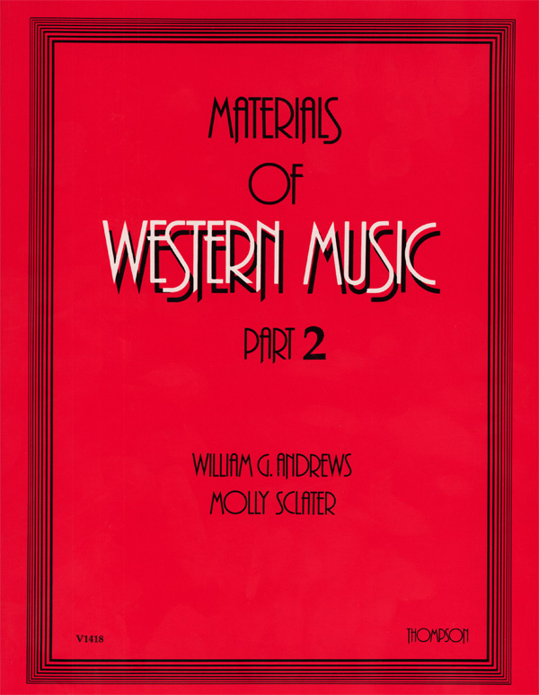 Materials of Western Music, Part 2