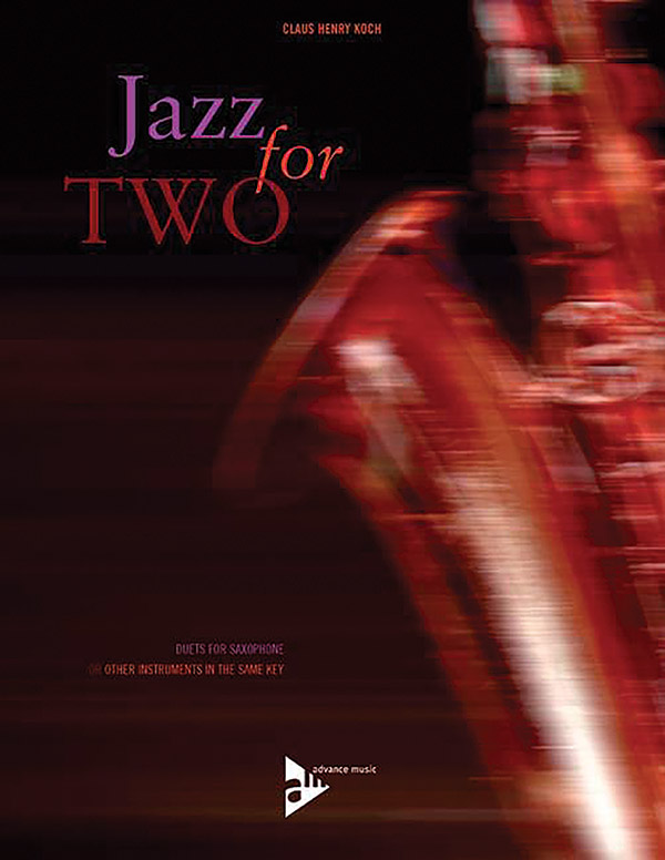 Jazz for Two 2 Saxophones Flutes) Book Claus Henry Koch Sheet Music