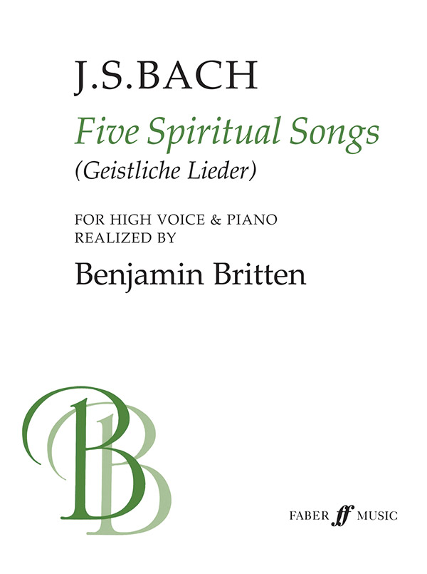 Johann Sebastian Bach : Five Spiritual Songs : Solo : Songbook : 9780571504268 : 12-0571504264