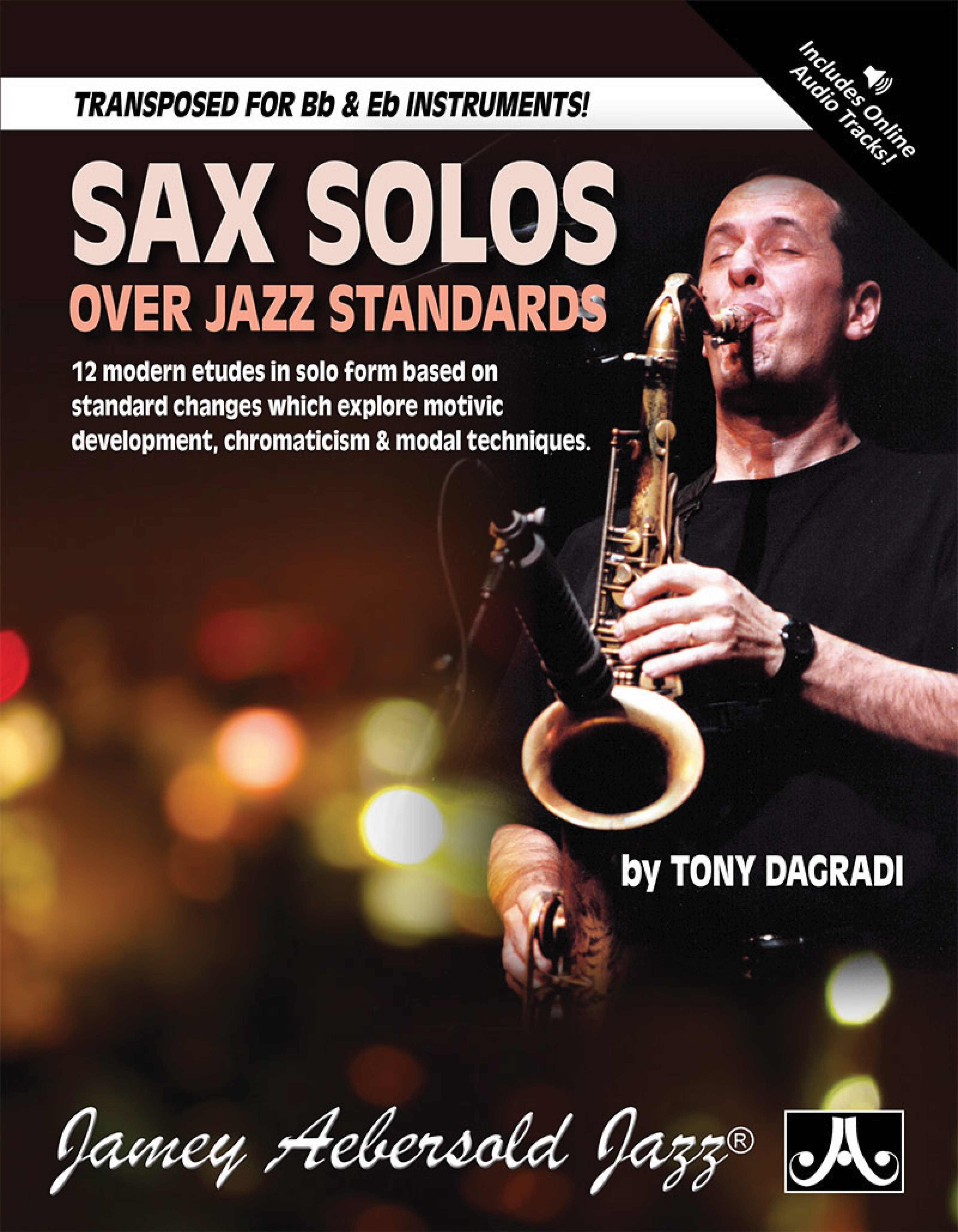 Sax Solos over Jazz Standards Alto & Tenor Saxophone Book & Online