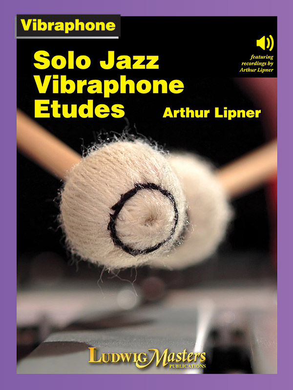 Solo Jazz Vibraphone Etudes Vibraphone Book Arthur Lipner Sheet Music
