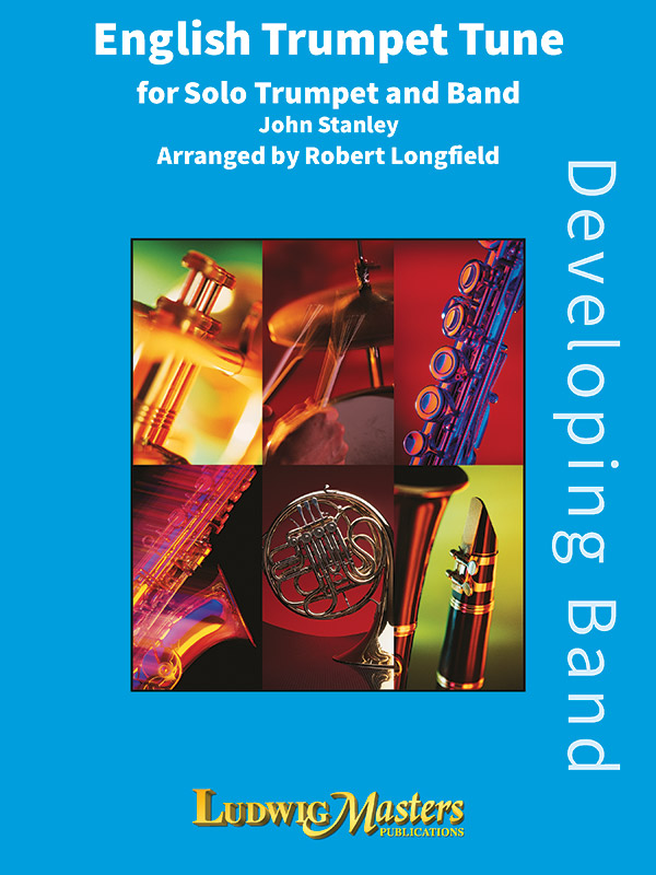 English Trumpet Tune [trumpet solo with band] Concert Band Conductor