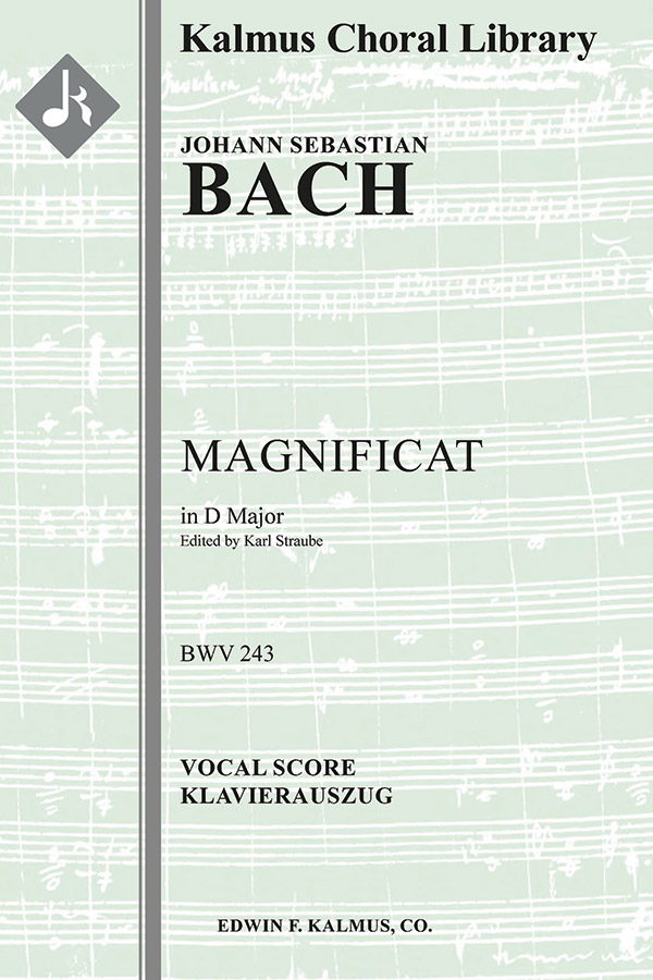 Magnificat In D, BWV 243: Cantata/ Oratorio, Keyboard Accompaniment: J ...