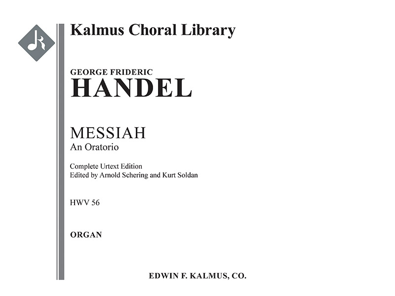 Messiah, HWV 56 (complete Urtext): Conductor Score & Parts: George ...