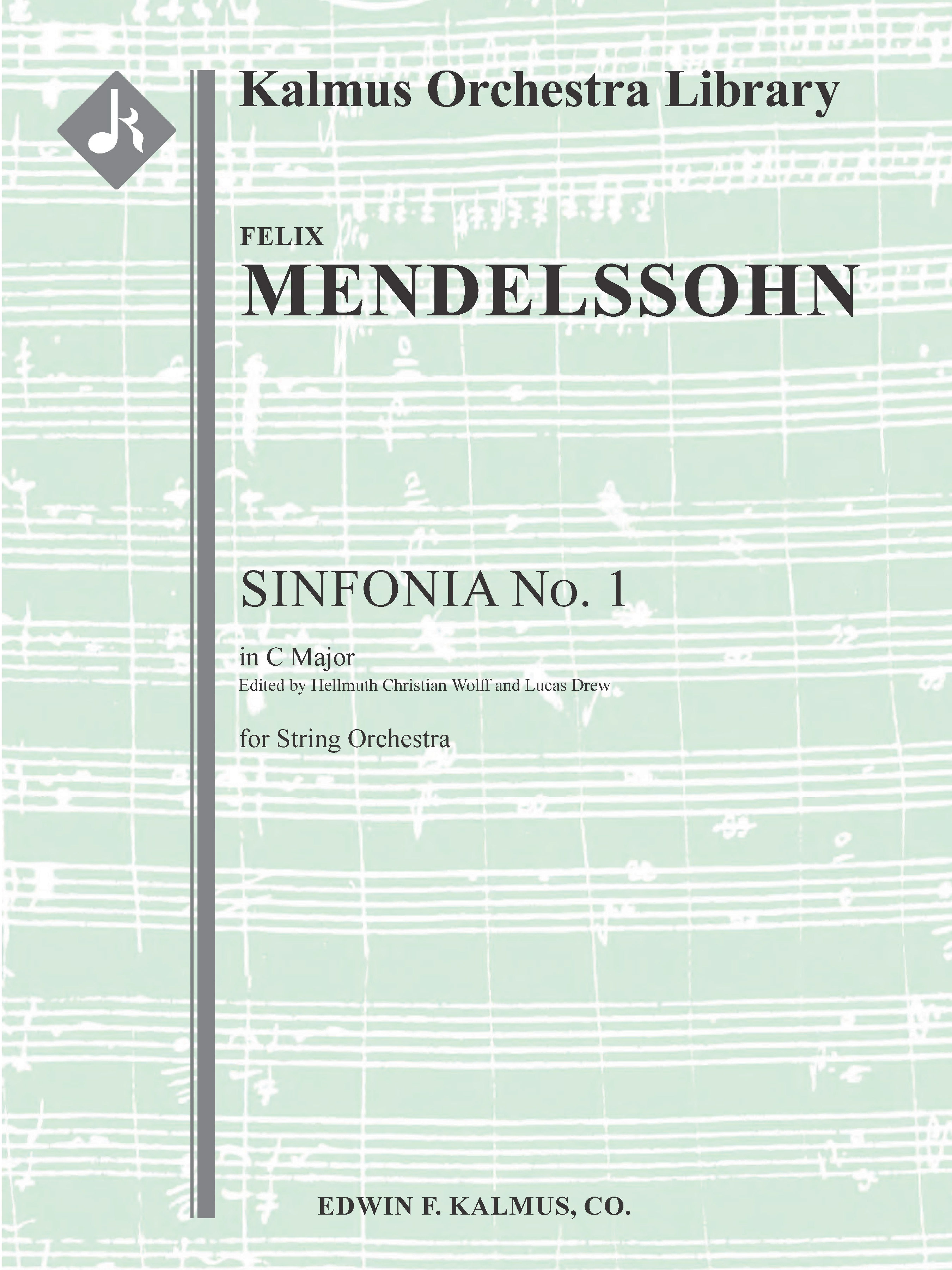 Sinfonia No 1 String Symphony In C String Orchestra Full Score