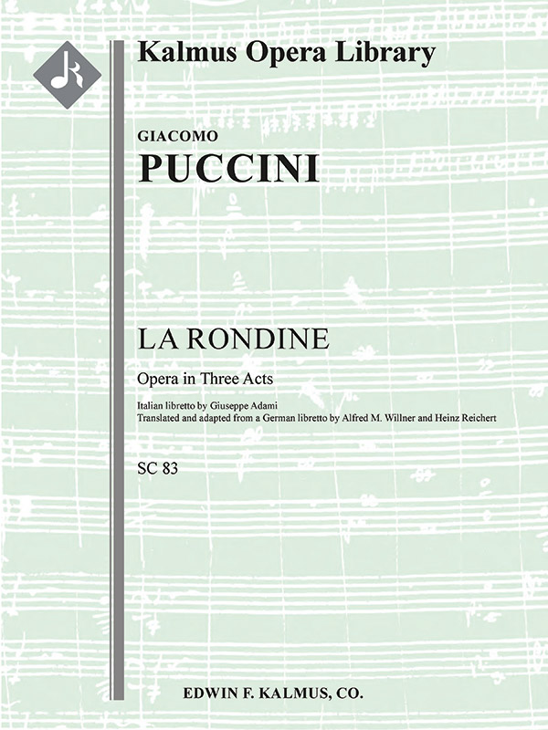 La Rondine (The Swallow) (complete): Serious Opera, Orchestra ...
