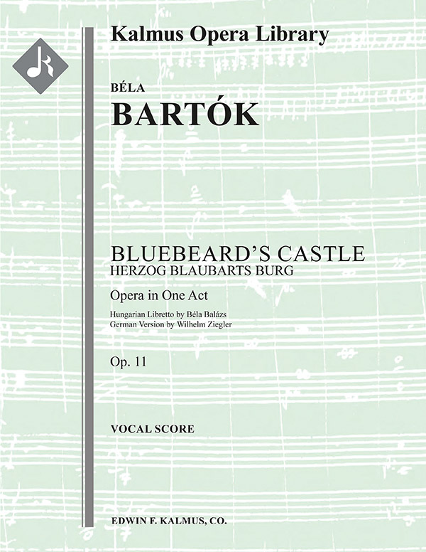 Bluebeard's Castle (Herzog Blaubarts Burg) Serious Opera, Keyboard