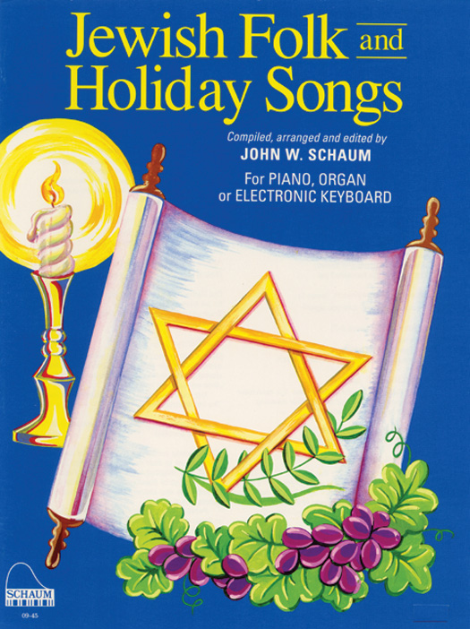 Jewish Folk and Holiday Songs, Level 3 Piano Book