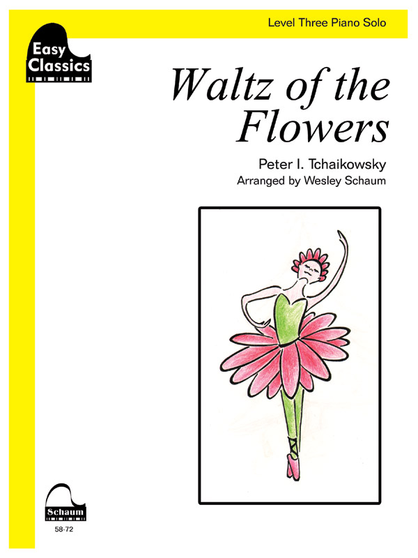 Waltz of the Flowers Piano Sheet Peter Ilyich Tchaikovsky Sheet Music