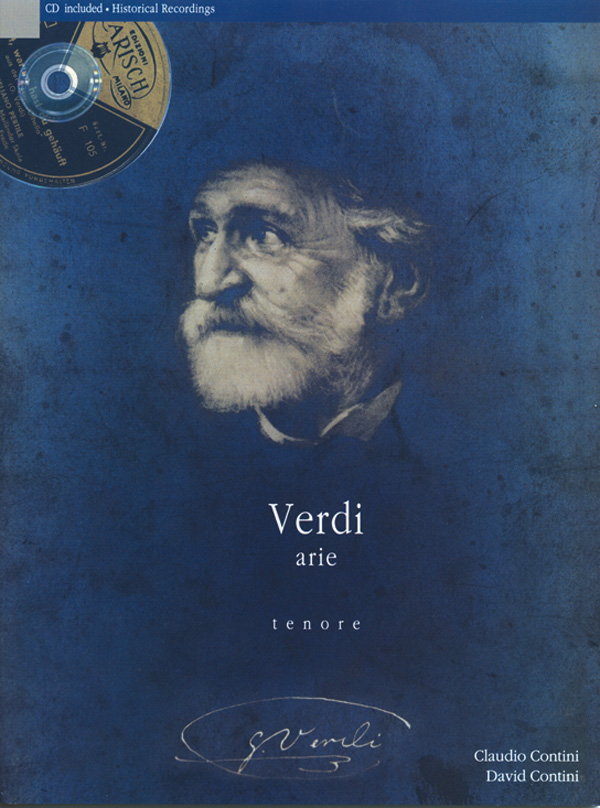 Giuseppe Verdi : Verdi Opera Arias for Tenor : Solo : Songbook & CD : 978888291844  : 52-MK14408