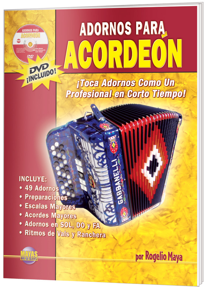 Adornos para Acordeón: Accordion Book & DVD | Alfred Music