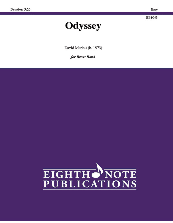 Odyssey: Brass Band Conductor Score & Parts: David Marlatt | Sheet Music