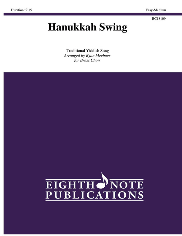 Hanukkah Song Brass Choir Score Parts