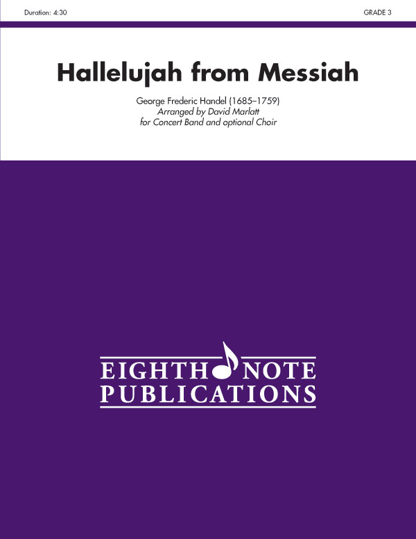 Hallelujah (from Messiah): Concert Band Conductor Score & Parts: George ...