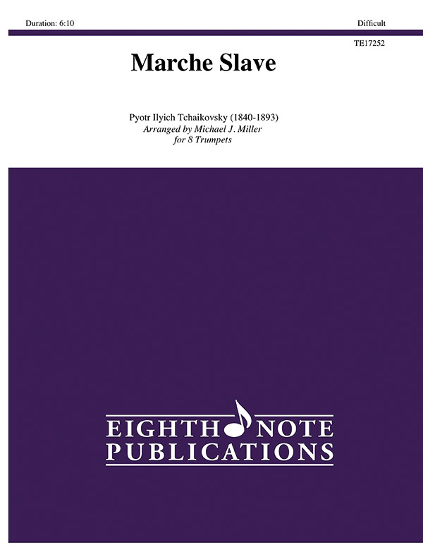 Marche Slave 8 Trumpets Score Parts Peter Ilyich Tchaikovsky marche slave