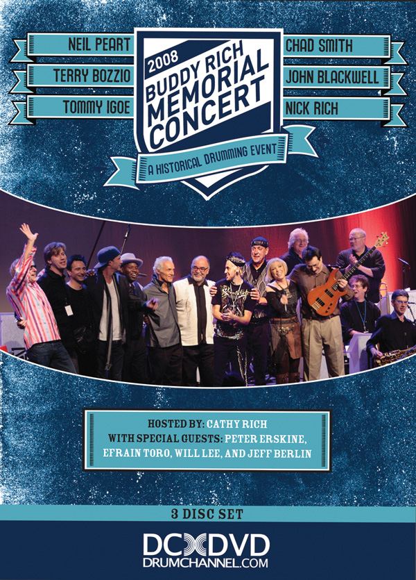 Buddy Rich Memorial Concert 2008: Drums 3 DVDs: Neil Peart