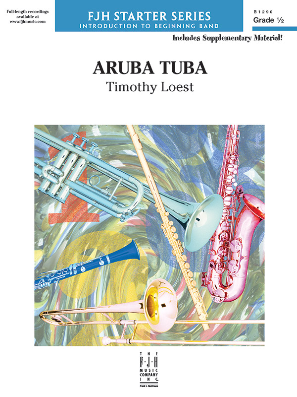 Aruba Tuba Concert Band Conductor Score & Parts Alfred Music Timothy Loest
