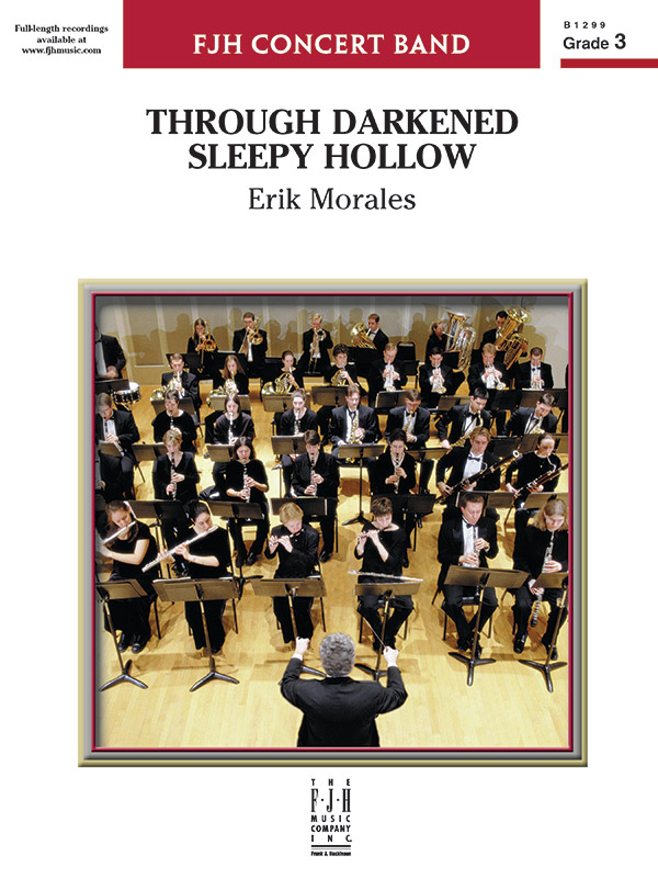 Through Darkened Sleepy Hollow Concert Band Conductor Score & Parts