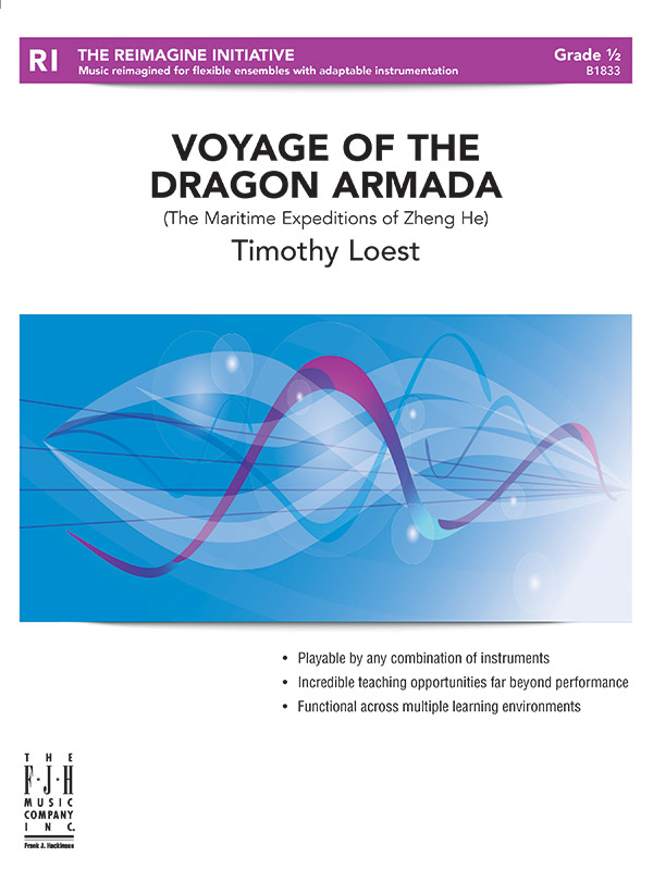 Voyage of the Dragon Armada Flexible Band String Ensemble Score