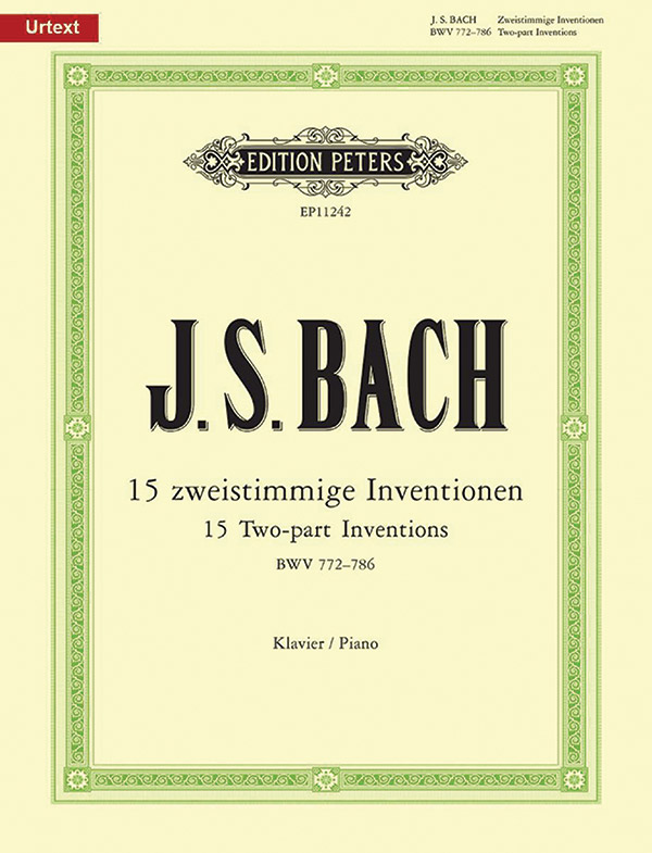 Two-part Inventions BWV 772-786 for Piano