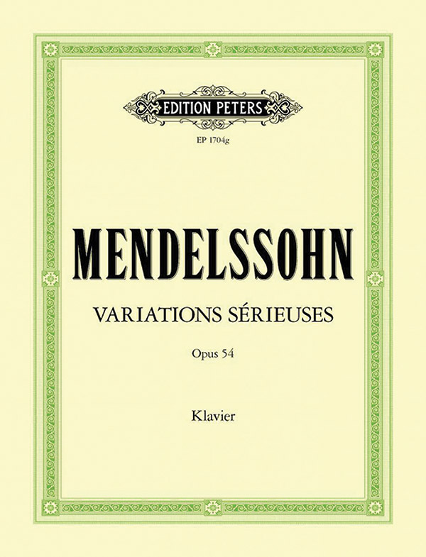 Variations sérieuses in D Minor Op. 54