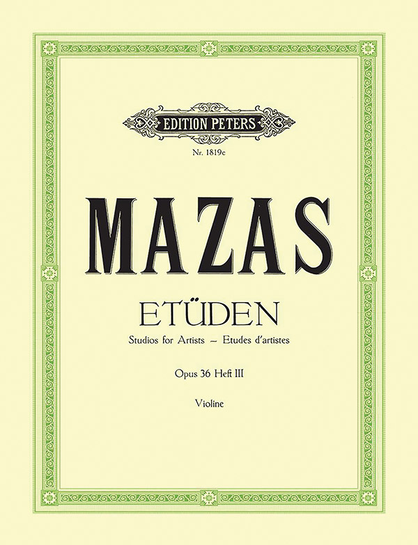 Studies Op. 36 for Violin, Vol. 3: Études d’artistes