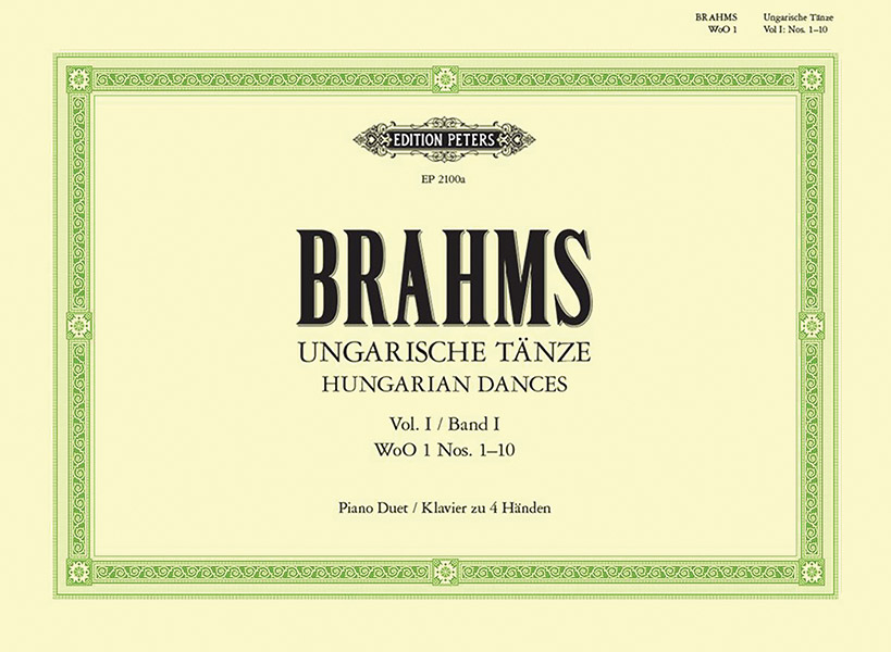 Hungarian Dances WoO 1 for Piano Duet, Vol. 1