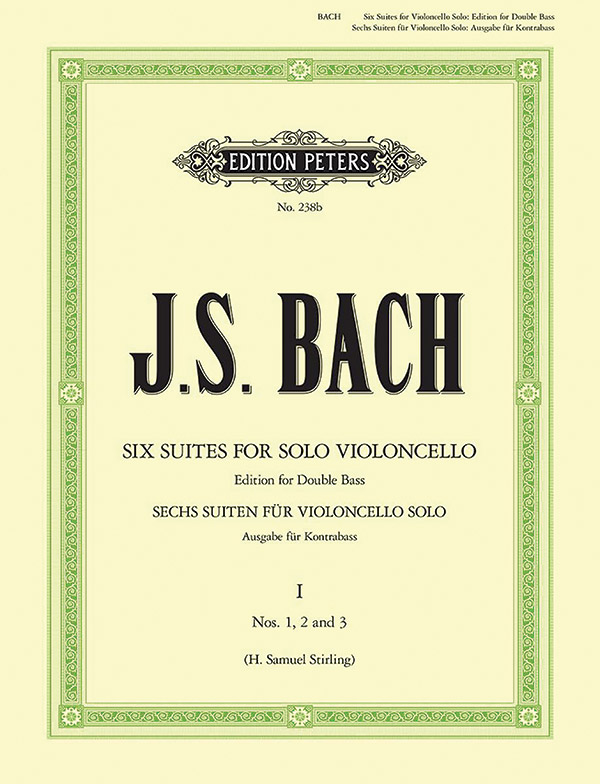 Cello Suites (Transcribed for Double Bass Solo), Vol. 1: Nos. 1-3