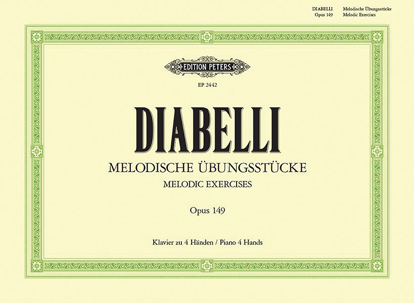 Melodious Exercises Op. 149 for Piano Duet