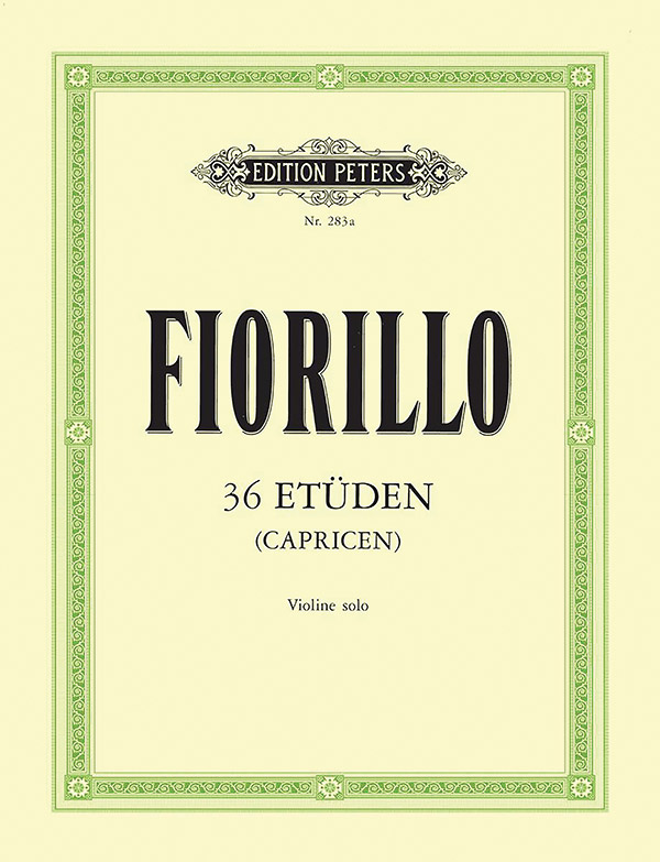 36 Etüden o capricen-voti per violino solo 283a Fiorillo fedorico 