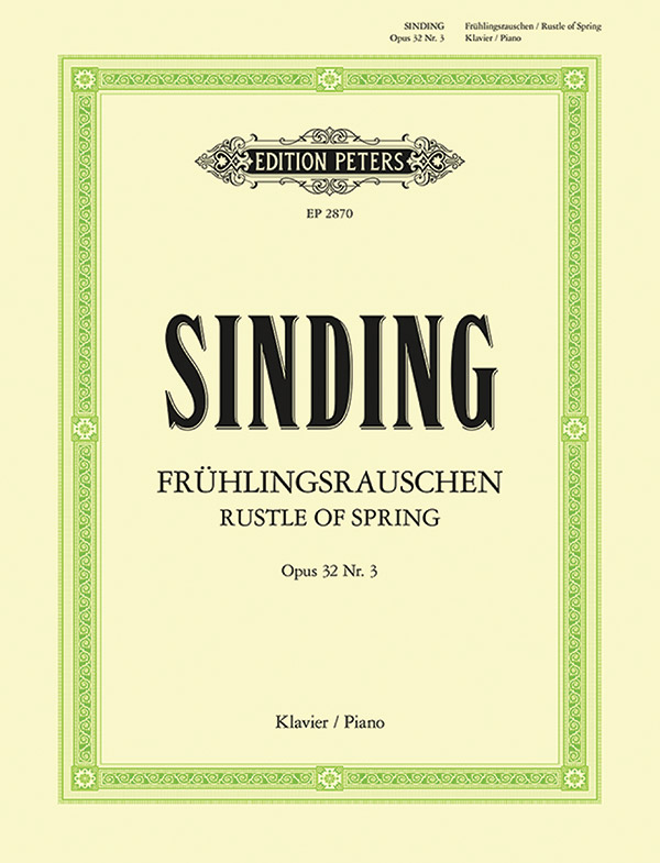 Rustle of Spring Op. 32 No. 3 for Piano