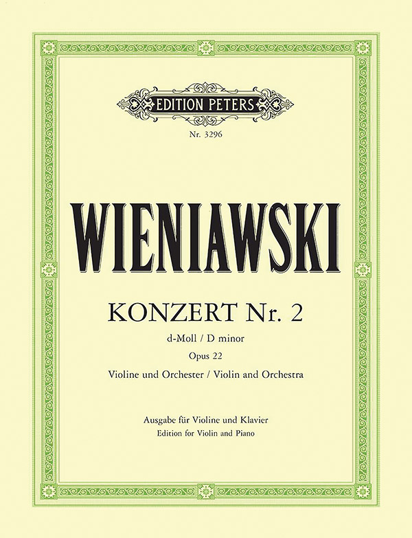 Violin Concerto No. 2 in D minor Op. 22 (Edition for Violin and Piano)