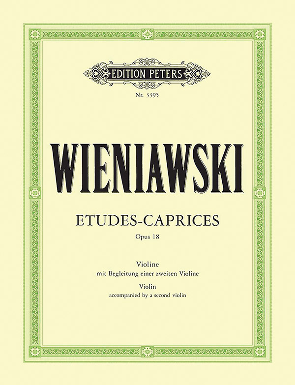 Études-Caprices Op. 18 for Violin with 2nd Violin Accompaniment