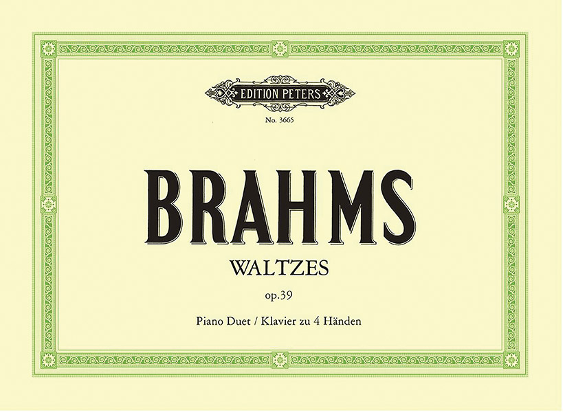 Waltzes Op. 39 for Piano Duet