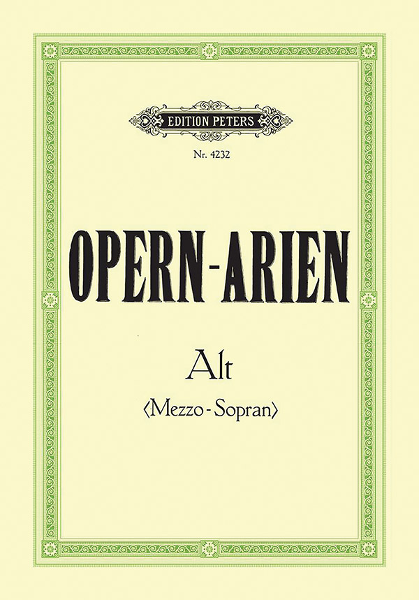 Opera Arias for Contralto/Mezzo-Soprano