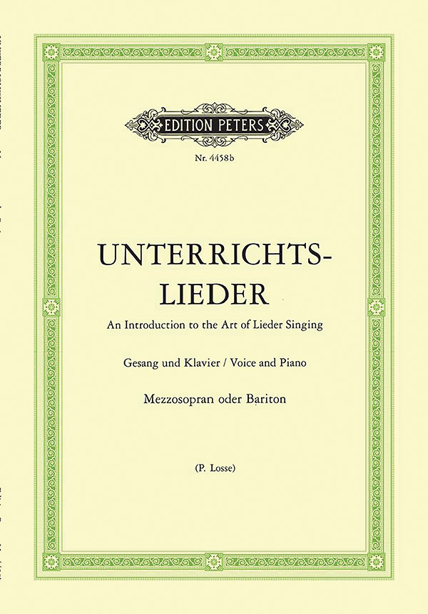 Album of 60 Lieder from Bach to Reger