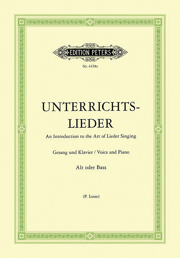 Album of 60 Lieder from Bach to Reger