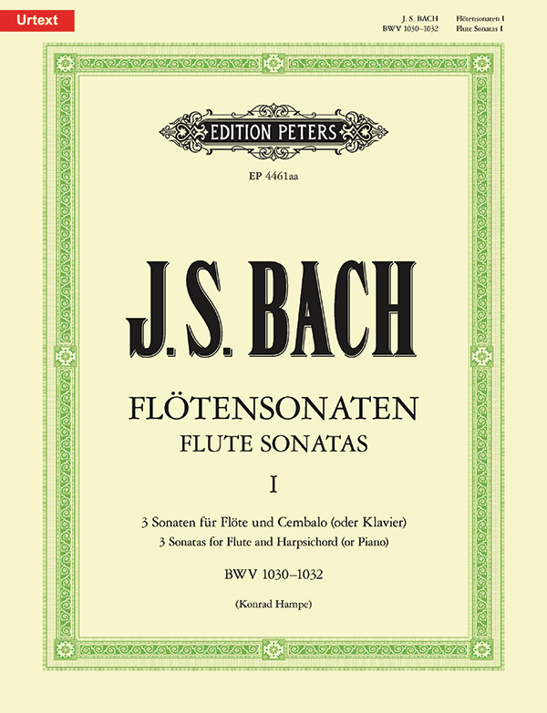 Flute Sonatas, Vol. 1: BWV 1030-1032 for Flute and Harpsichord (Piano)