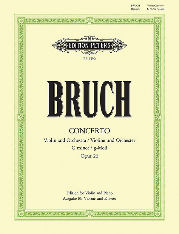 Violin Concerto No. 1 in G minor Op. 26 (Edition for Violin and Piano)