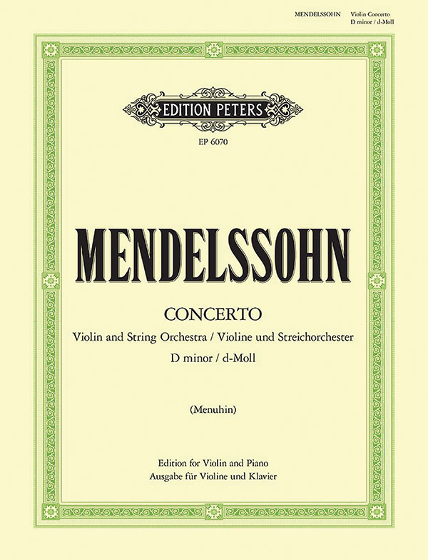 Violin Concerto in D minor MWV O3 (Edition for Violin and Piano)